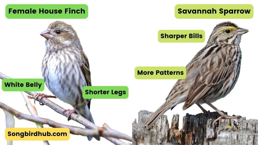 finch vs. sparrow