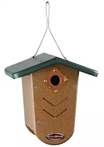 Kettle Moraine Recycled Nest Box for Wrens & Chickadees