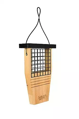 Nature's Way Tail-prop Suet Bird Feeder